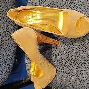 Charles David Peep toe pumps size 7.5